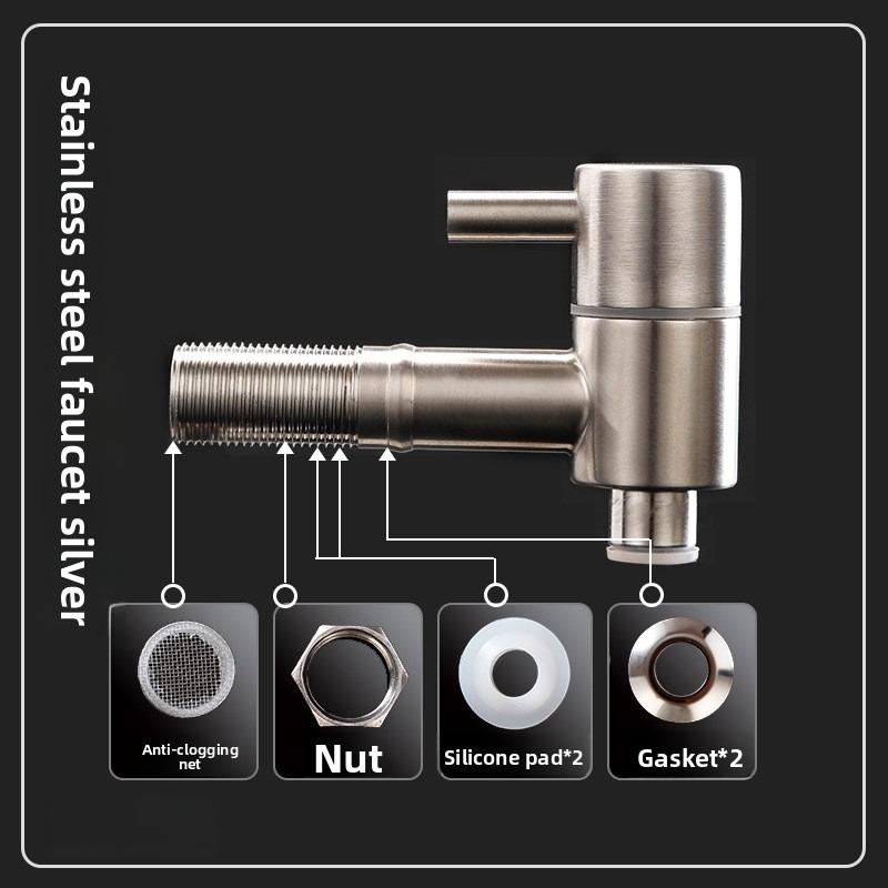 Weinkrug Wasserhahn 304 Edelstahl Wasserhahn Glasflasche Kupfertülle Fassventil Schalter