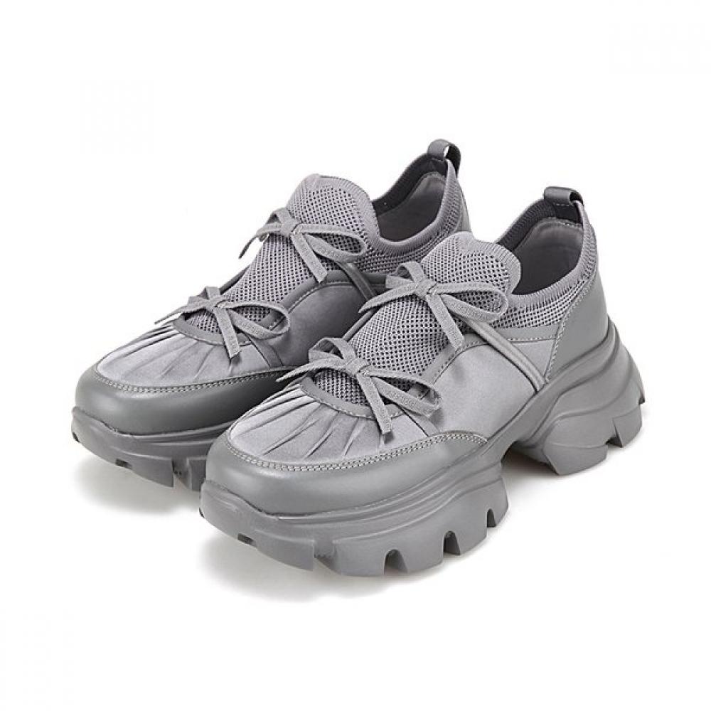 Barbara Women S Ugly SneakerS meSh Span 5cm Bbi603gy 250mm