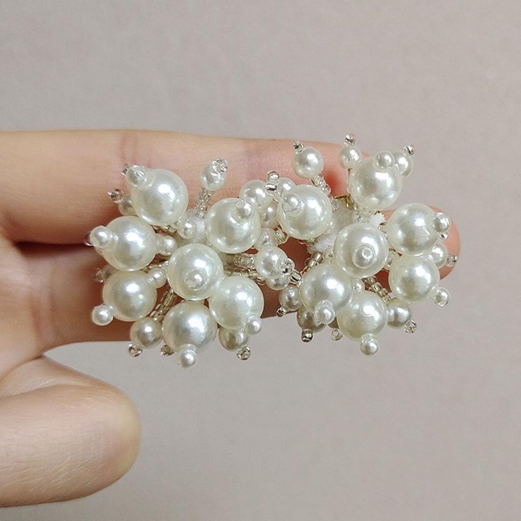 Stylish Ear Studs Unique Earrings Lightweight Ear Stud Comfortable Ear Jewelry ABS Texture Suitable for Various Outfits