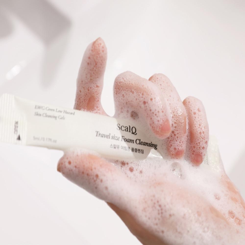 Scalq Travel Mildly Acidic Foam Cleanser  5ml  Pack Of 20