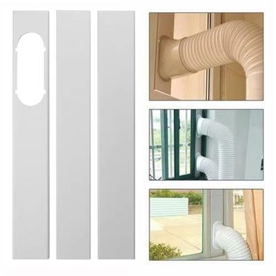 Verstelbare Airconditioner Raamrooster Kit AC Windblokker Afdichtingsplaat Afvoer Ventilatie