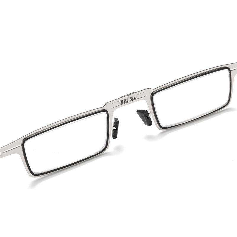 2024 Retro Faltbare Lesebrille mit HD Blaulichtschutz und Telefonständer