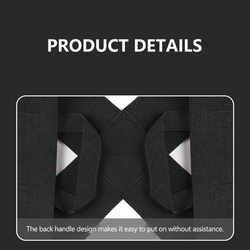 Adjustable Postures Corrector for Men & Women, Comfortable Back Support Brace Invisible Wearable for Office, Gym