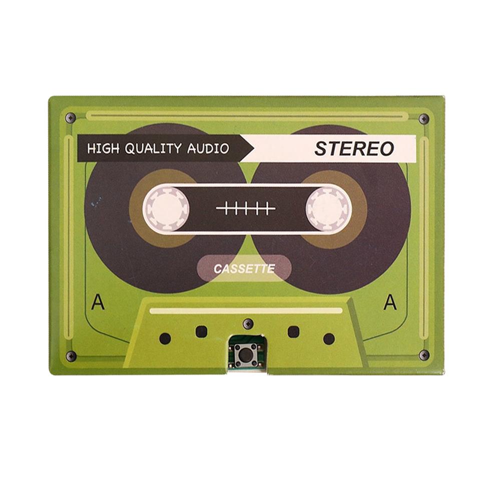 Recording Voice Card Tape Greeting Card Recordable 300 Seconds DIY Recording MusicCard Valentine's Day Anniversary Birthday Gift