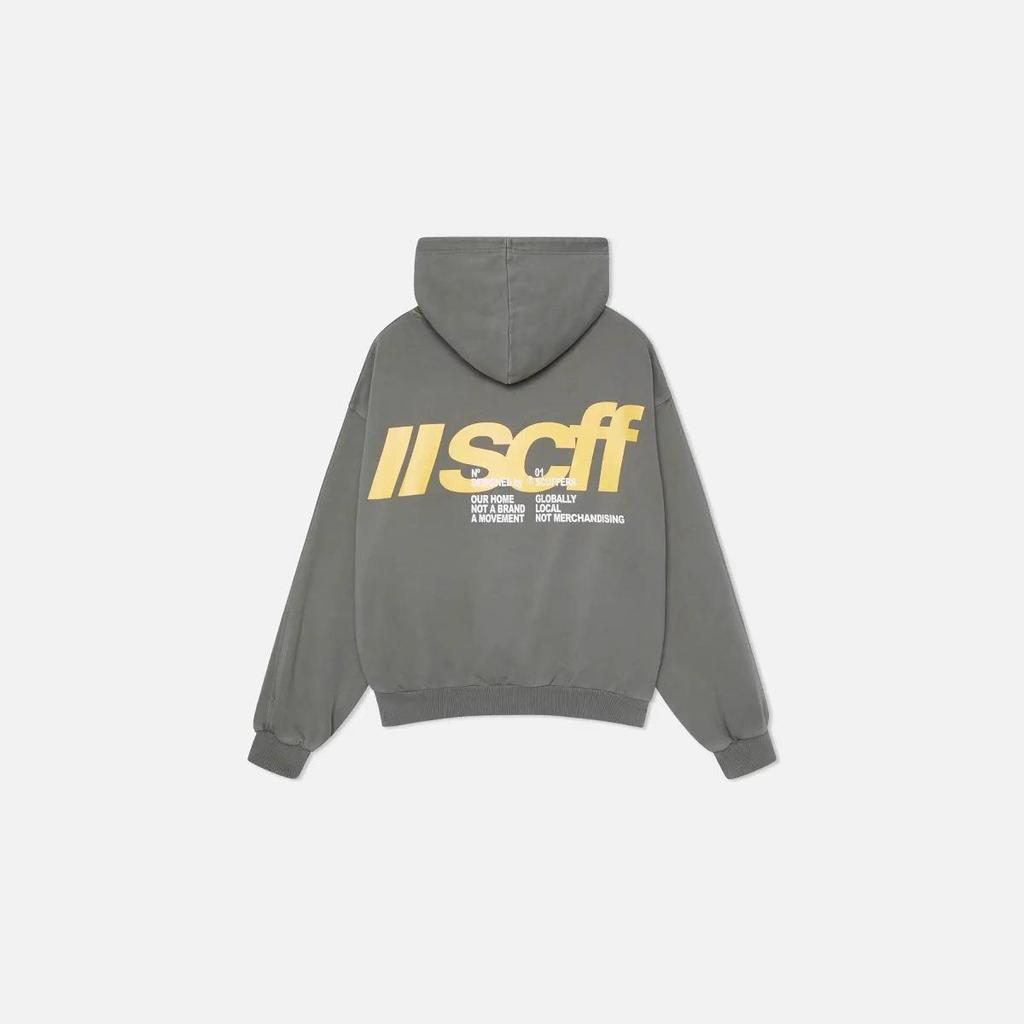 Scuffers Gothic Core Damen Schwarz Ultraleicht Logo Hoodie Sweatshirt