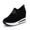 Platform Shoes for Women Casual Hidden Slope Heel Sneakers Women's Vulcanized Shoes Breathable Wedge Increase Shoes Women Tenis