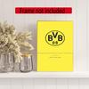 Borussia Dortmund 5D Diy Diamond Painting Round Diamond Diy Frameless Holiday Artwork Suitable For Home Office Wall Decoration