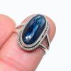 Natural Kyanite Gemstone Handmade 925 Solid Sterling Silver Gift Ring S.7 F4S54