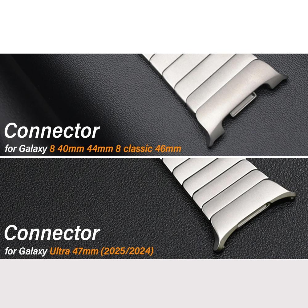 Stainless Steel Band for Samsung Galaxy Watch 8 Classic Strap 46mm 8 44mm 40mm Metal Bracelet for GALAXY WATCH Ultra2 2025 2024