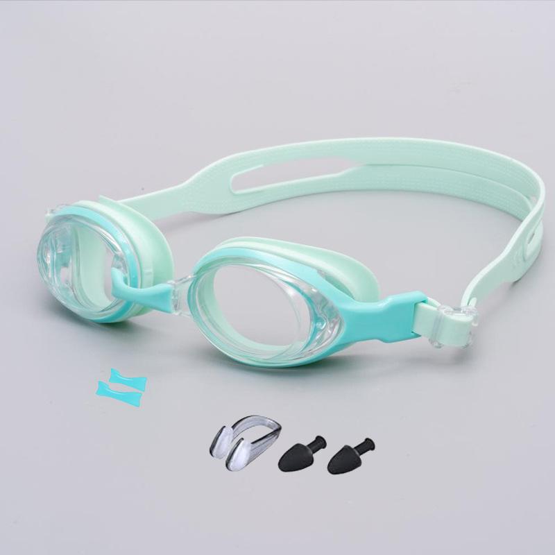 Children's swimming goggles, high-definition, anti-fog, waterproof Prescription swimming goggles for women with nearsightedness, diving equipment and