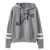 Gigi Perez Tentacle Tour Stripe Sleeve Hoodie Graphic Print Pullover Hooded Sweatshirt Casual Streetwear for Daily Wear