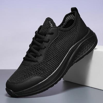 Men'S Shoes 47 Summer Hollow Mesh Shoes Breathable Thin Lightweight Casual Sports Shoes 48 Travel Running Shoes Men