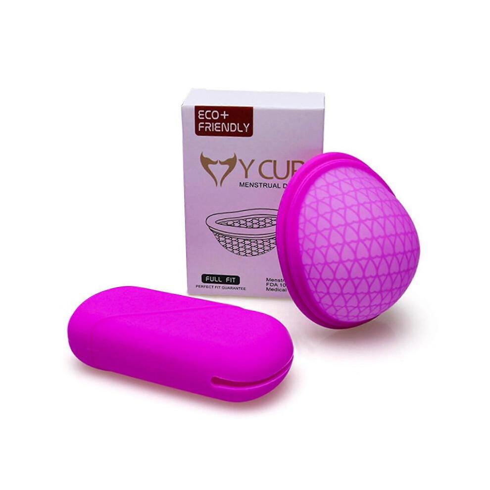 Feminine Menstrual Cup Coupe Soft Period Silicone Disc Leak Proof Reusable