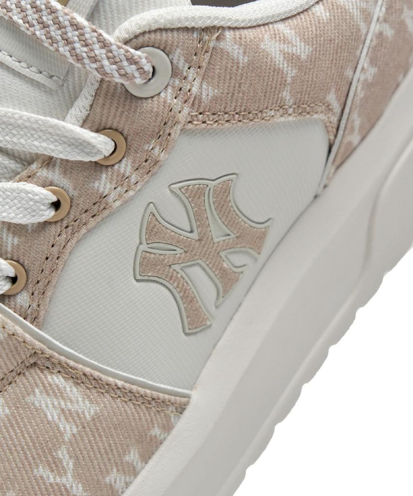 Mlb Chunky Liner Denim Monogram Sl Ny (Cream)