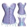 Dames Korset Sexy Kant Bloemen Taille Vormgevend Bustier Top voor Bruiloft Dating Kostuumfeest Fotografie