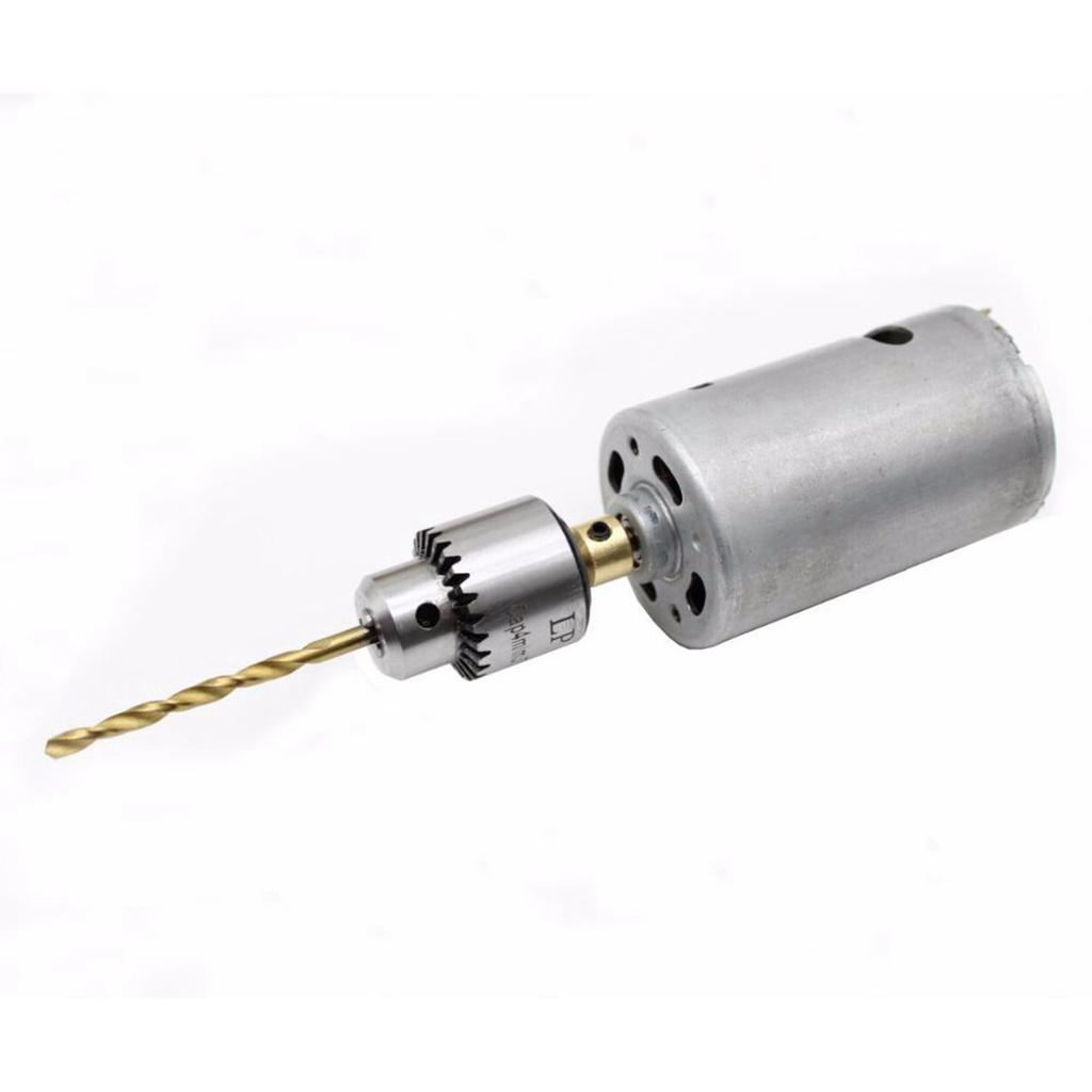 BAAJ-8X Hot Electric Drill Grinding Mini Drill Chuck Key Keyless Drill Chucks 0.3-4Mm With 3.17Mm Shaft Connecting Rod