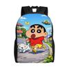 Back To School Season Cute (5) Schoolbag Crayon Shin-chan Office Workers Classic Backpack