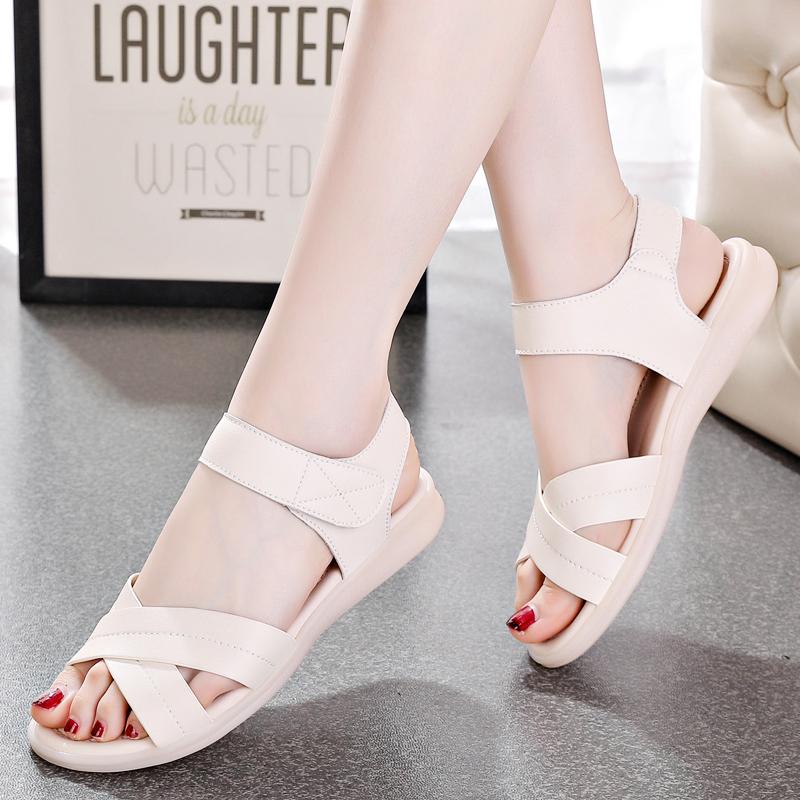 Fashion Shoes Women Sandals Summer Outdoor Shoes Woman Non-Slip Shoes For Women Wedge Sandals Ladies Retro Footwear Women Sandal Female