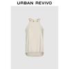 UR2026 Women's Textured Beaded Round Neck Blouse