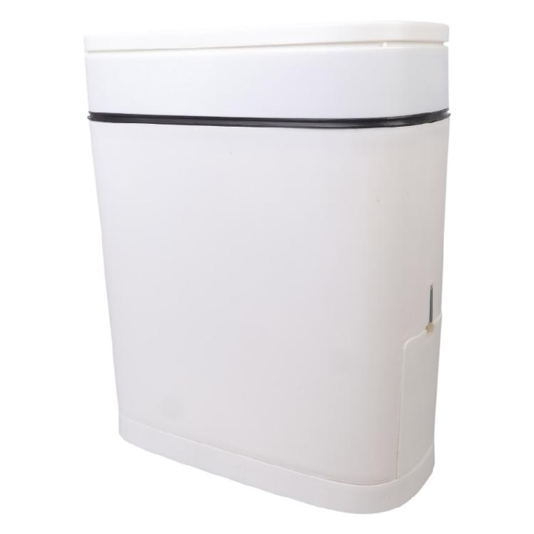 

14L Bathroom Trash Can Wastebasket Space Consciously Design for Apartments Office Bathroom Garbage Bin Easy Cleaning білий
