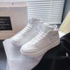 Spring Autumn Vulcanized Shoes High-top White Shoes New Heightening Fashion Versatile Simple Running Sneakers Women's Shoes