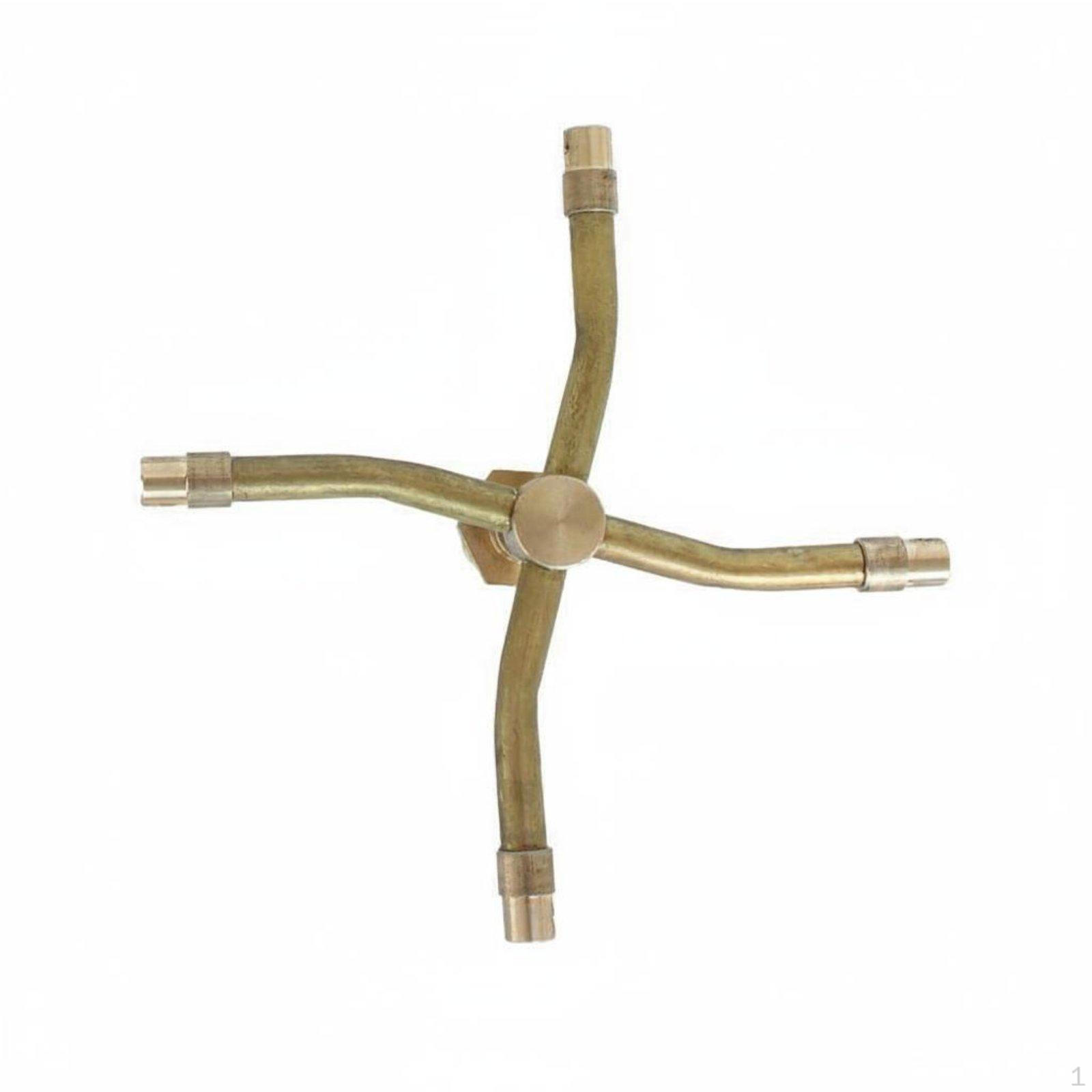 3Arm Rotating Sprinkler Large Coverage Zone Three Arm Rotary Even Spray Irrigation