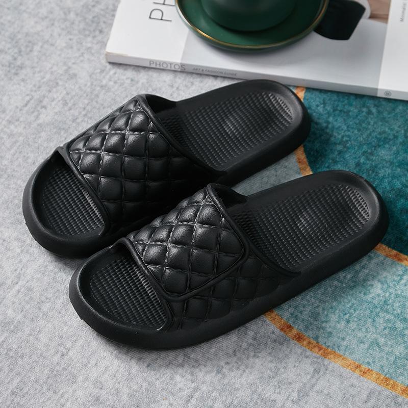 Candy color slippers outer wear women's indoor home couple non-slip men's sandals new