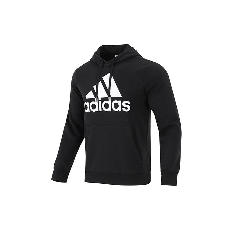 Men s adidas Bl Fl Hd Large Logo Kangaroo Pouch Black GK9220 L