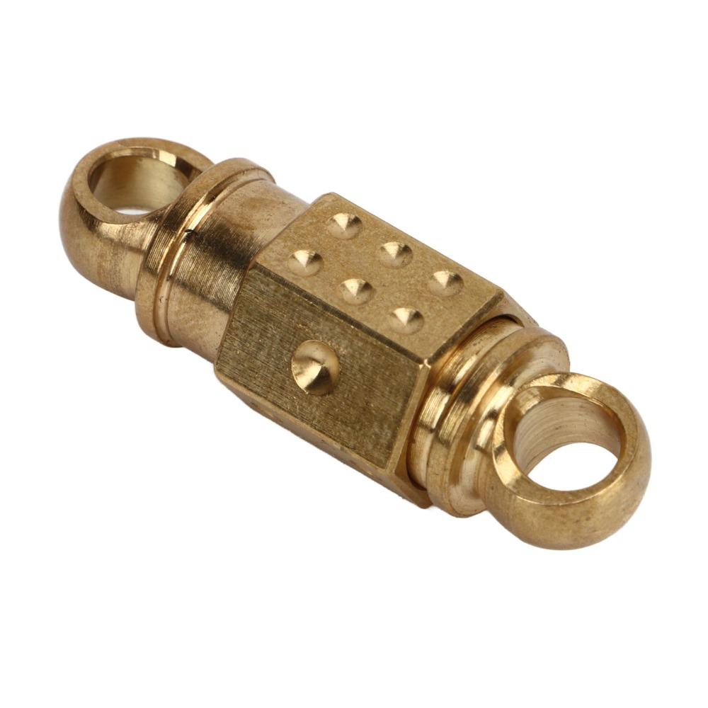Durable Brass Keychain Heavy Duty 360° Rotation Key Holder Key Rings Outdoor Activities