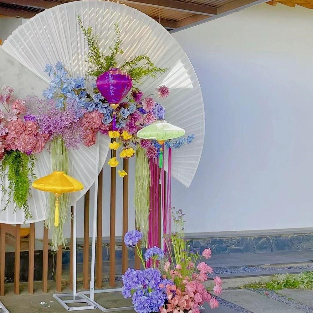 Handmade Fabric Retro Vietnamese Lantern Chinese Japanese Lantern  National Day