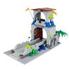 1602F Medieval Guardian Tower Building Bridge Miniature Military Building Block Model Toy