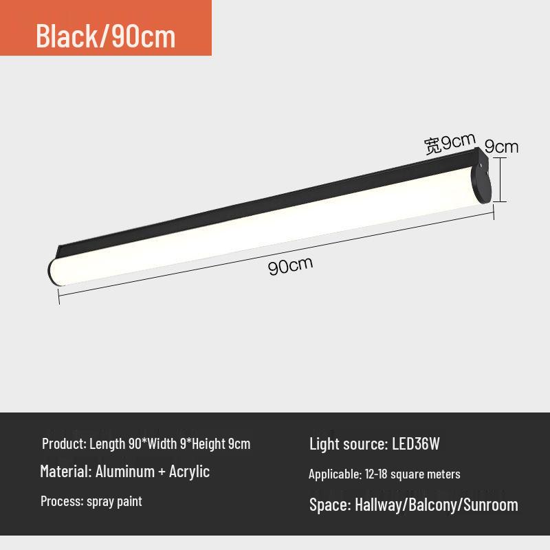 Minimalist Modern Waterproof Wall & Ceiling Light for Indoor/Outdoor Spaces