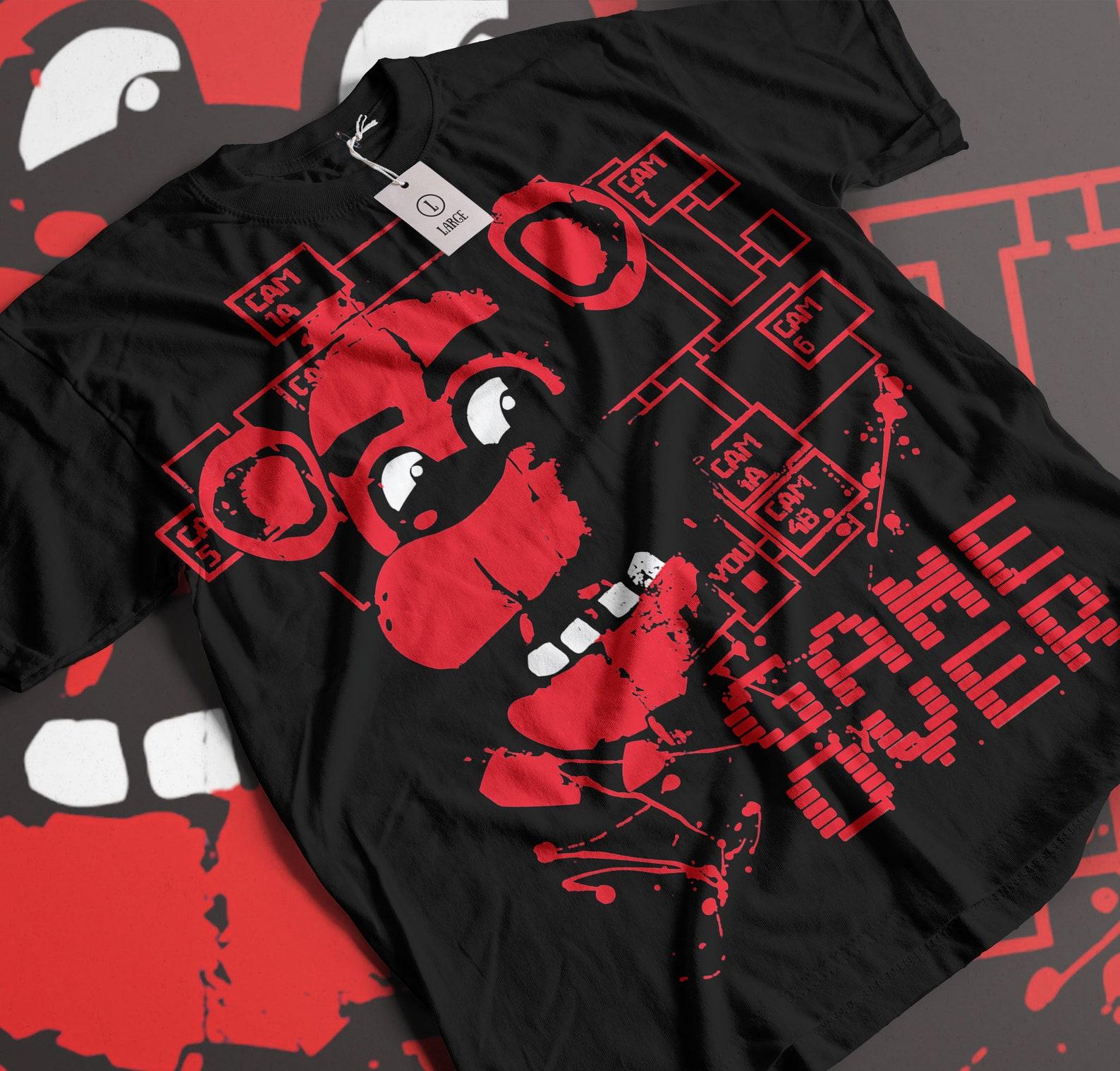 Five Nights At Freddys T-Shirt Phantom Bear Tee Scary Video Game Kids and Toddler Sizes 4XL