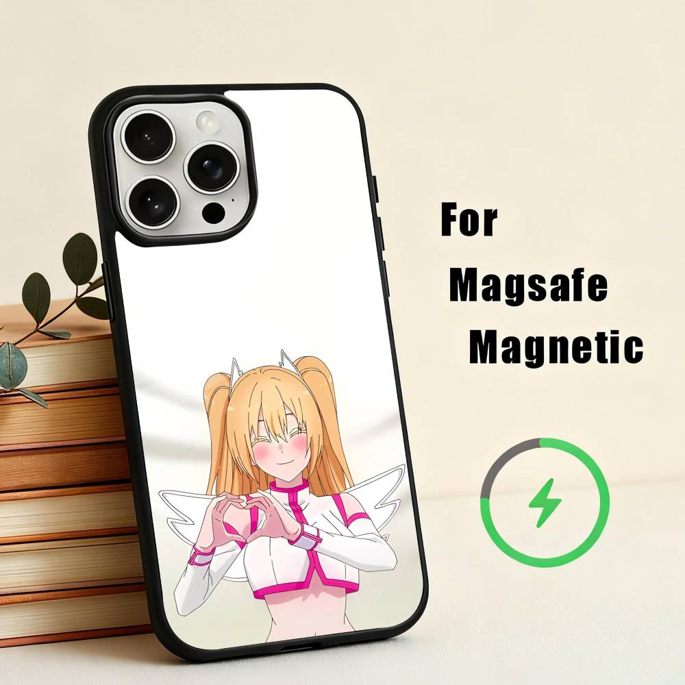 2.5Dimensional seduction AmanoRirisaPhoneCase For iPhone17,16,15,14,13,12,11 Plus,Pro Max Magnetic For Magsafe Wireless Charging