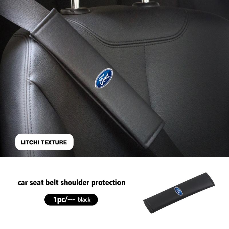 1/2PCS Car Seat Belt Covers Shoulder Cushion Protector Pad For Ford Fiesta mk7 mk5 mk8 mk4 mk6 1995-2011 2012 2013-2023