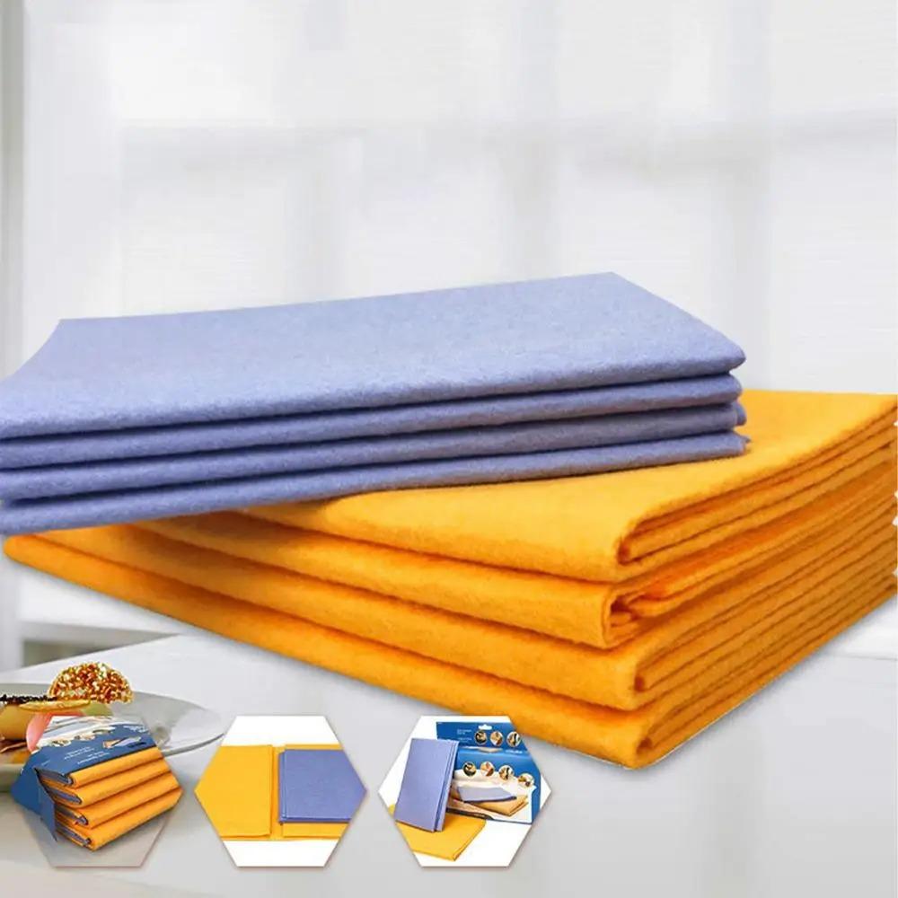 8Pcs Ultra-Absorbent Cleaning Cloth Multi-Purpose Dishwashing Cloth Car Cleaning Towel  Car Bathroom