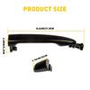 Exterior Door Handle Rear Left Or Right Side Black For 2003-2009 Toyota 4Runner