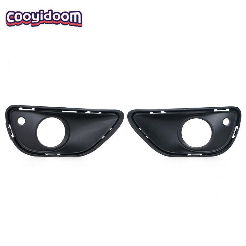 Pair  Front Fog Light Bezel Trim Cover For Porsche Cayenne 2015 2016 2017 2018