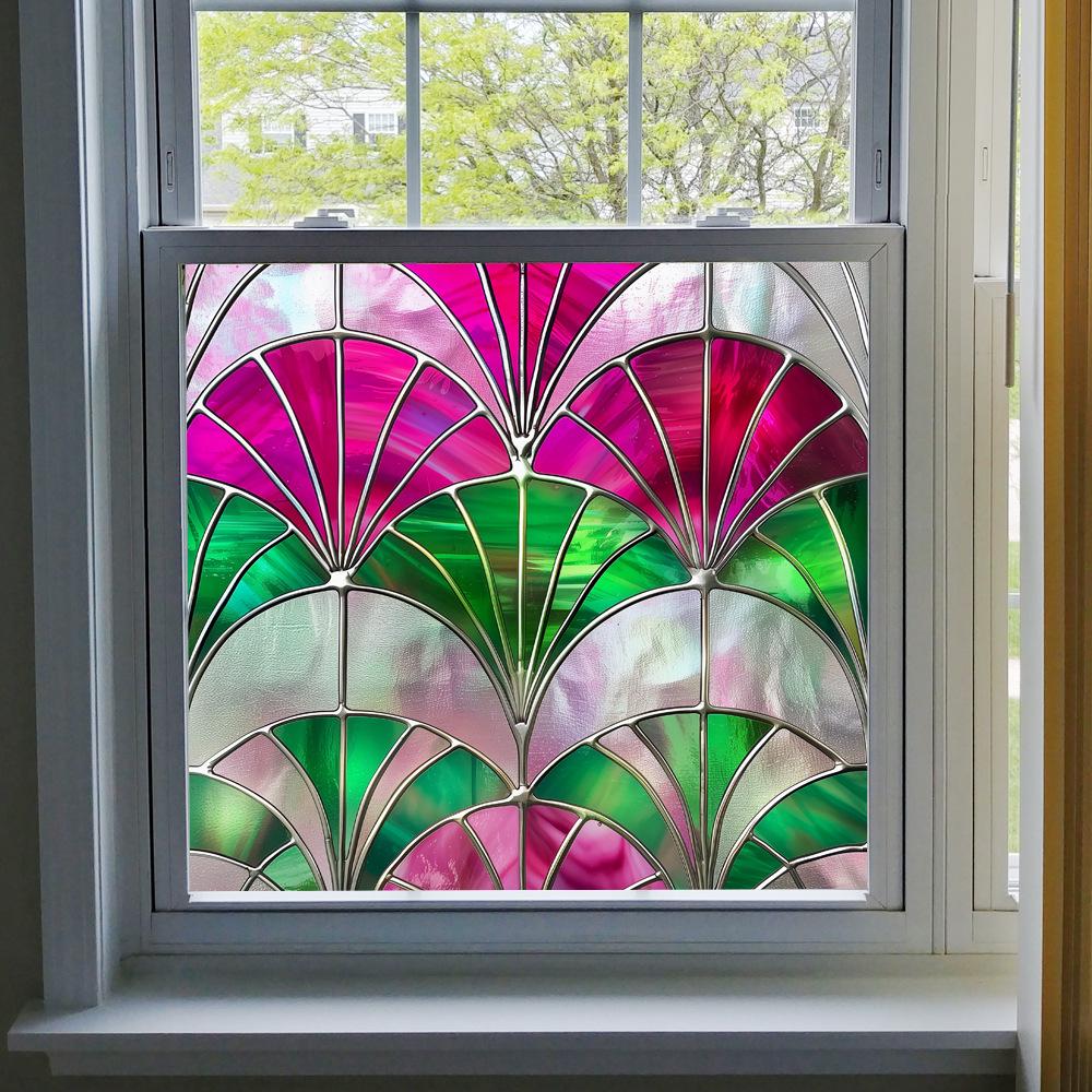 BL301-330 Colored PVC Static Cling Window Film - No Glue Home Decoration