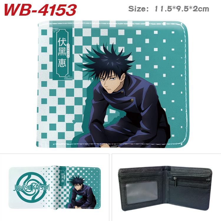 Jujutsu Kaisen Anime Wallet Gojo Satoru Yuji Itadori Print Short Bifold Card Holder Coin Purse PU Leather for Men Women 1pcs