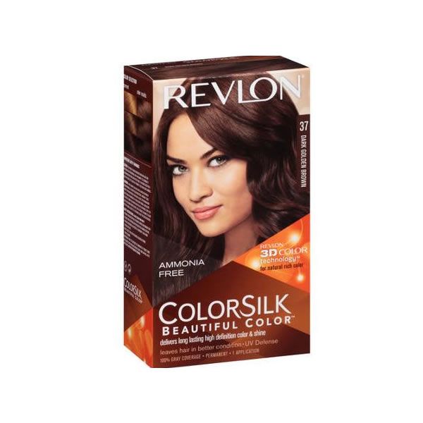 

Revlon Colorsilk Без аммиака 37 Темно-золотистый коричневый
