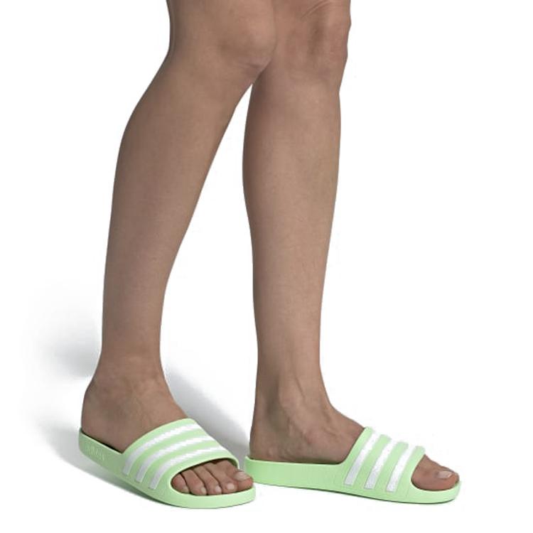 Adidas Slide Adilette Aqua 'Green White' Women's EE7347