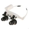 Double Head Magnifying Glass Lens Loupe 10x 15x 20x 25x Jeweler Watch Repair Tool