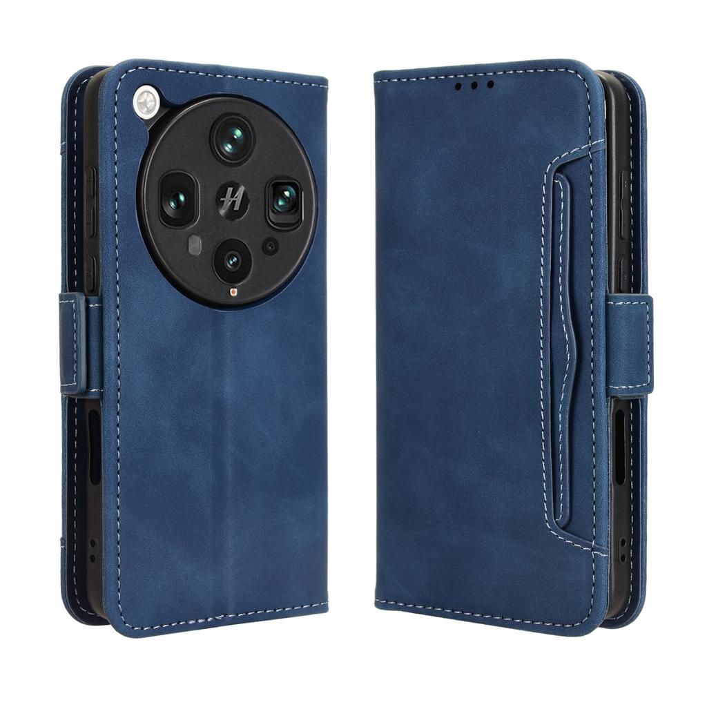For Oppo Find X8 Ultra 5G Leather Case Phone Wallet Cover with Multiple Card Slots