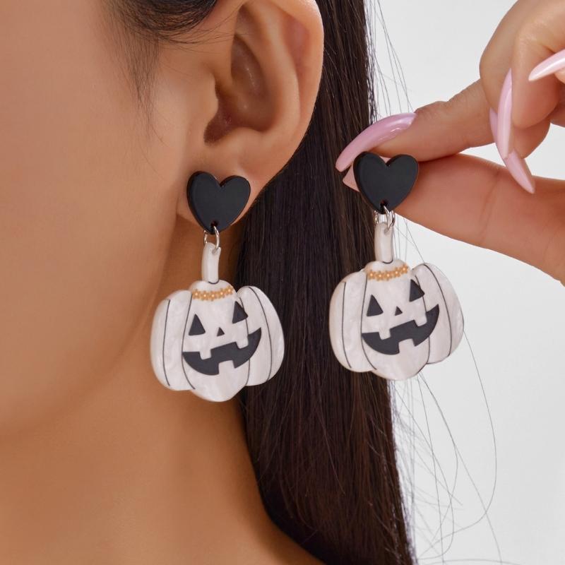 Stylish Acrylic Dangle Earrings For Costume Event Halloween Theme Accessories for Women Holiday Jewelry