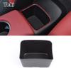 For Toyota GR Supra A90 2019-20264 TPE Black Car Center Console Armrest Box Cup Holder Storage Box Car Interior Accessories