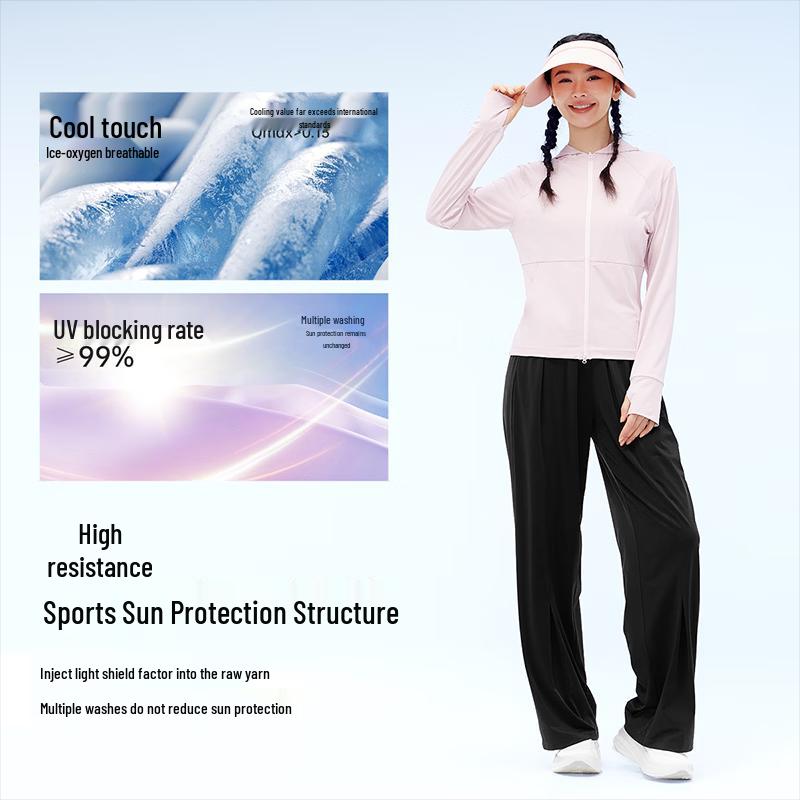 VVC Women's Ice Silk Wide-Leg Pants