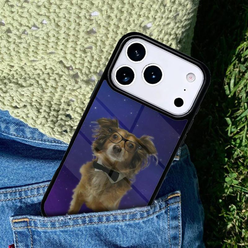 Skater Dog In Space Phone Case For iPhone 17 AIR 16 Pro Max 15 14 Pro 11 12 13 Shockproof Silicone Cover