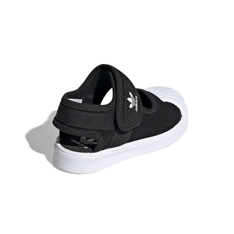 Adidas Originals 360 Sandals Cushioning Low top Toddler Shoes Black White Infant And Toddler EG5711