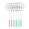 Eisenlegierung Badminton Schläger Mit 3 Nylon Federbällen/1 Tragetasche Für Anfänger Langlebiges Badminton Set Sport Fitnessgeräte